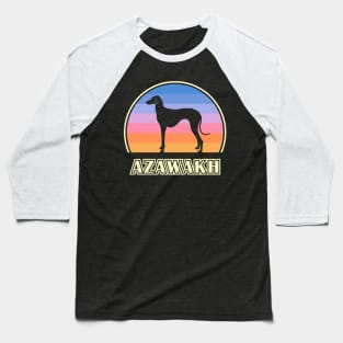 Azawakh Vintage Sunset Dog Baseball T-Shirt